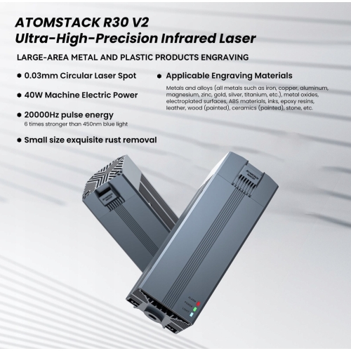 R30 v2 Infrarood Atomstack-lasermodule